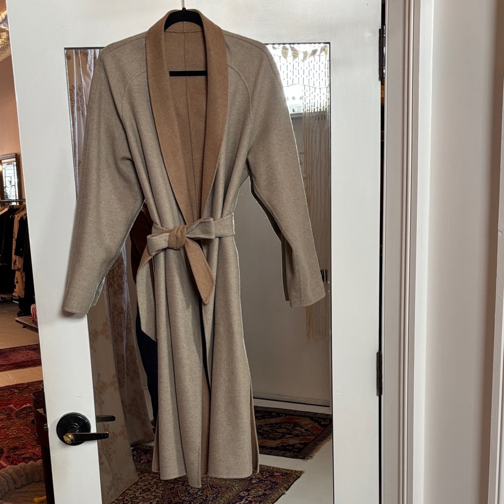Billy Reid Reversible Shawl Collar Cashmere Coat